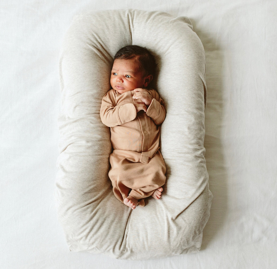 Viscose Bamboo + Organic Cotton Convertible Gown - Sandstone