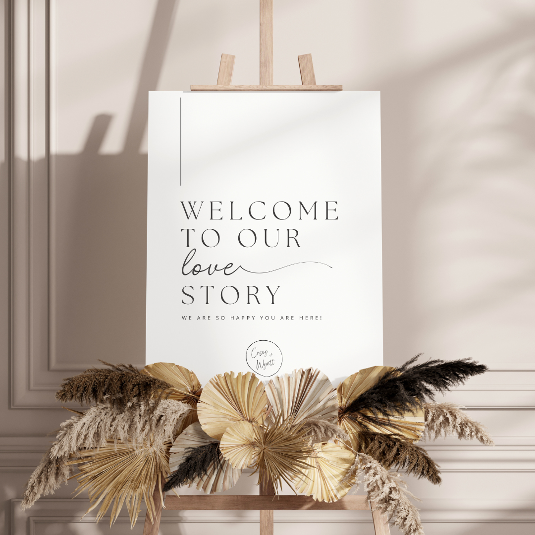 Welcome to our love story template