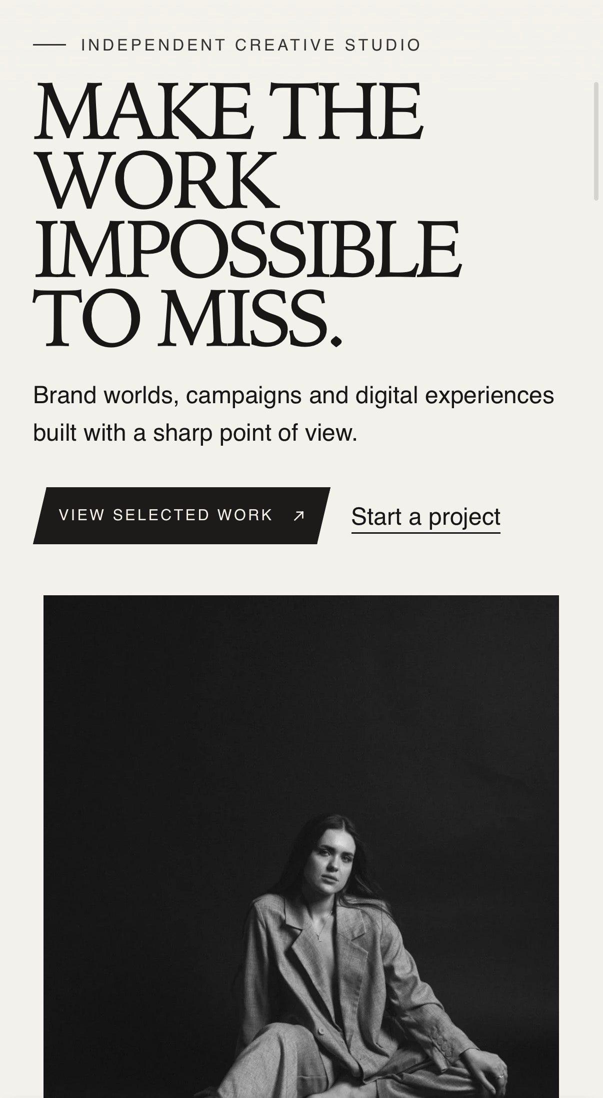 HEADLINER editorial Shopify theme mobile website preview
