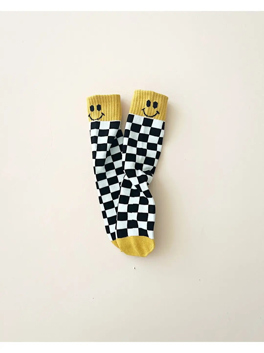 Pre-Order Checkered Smiley Socks