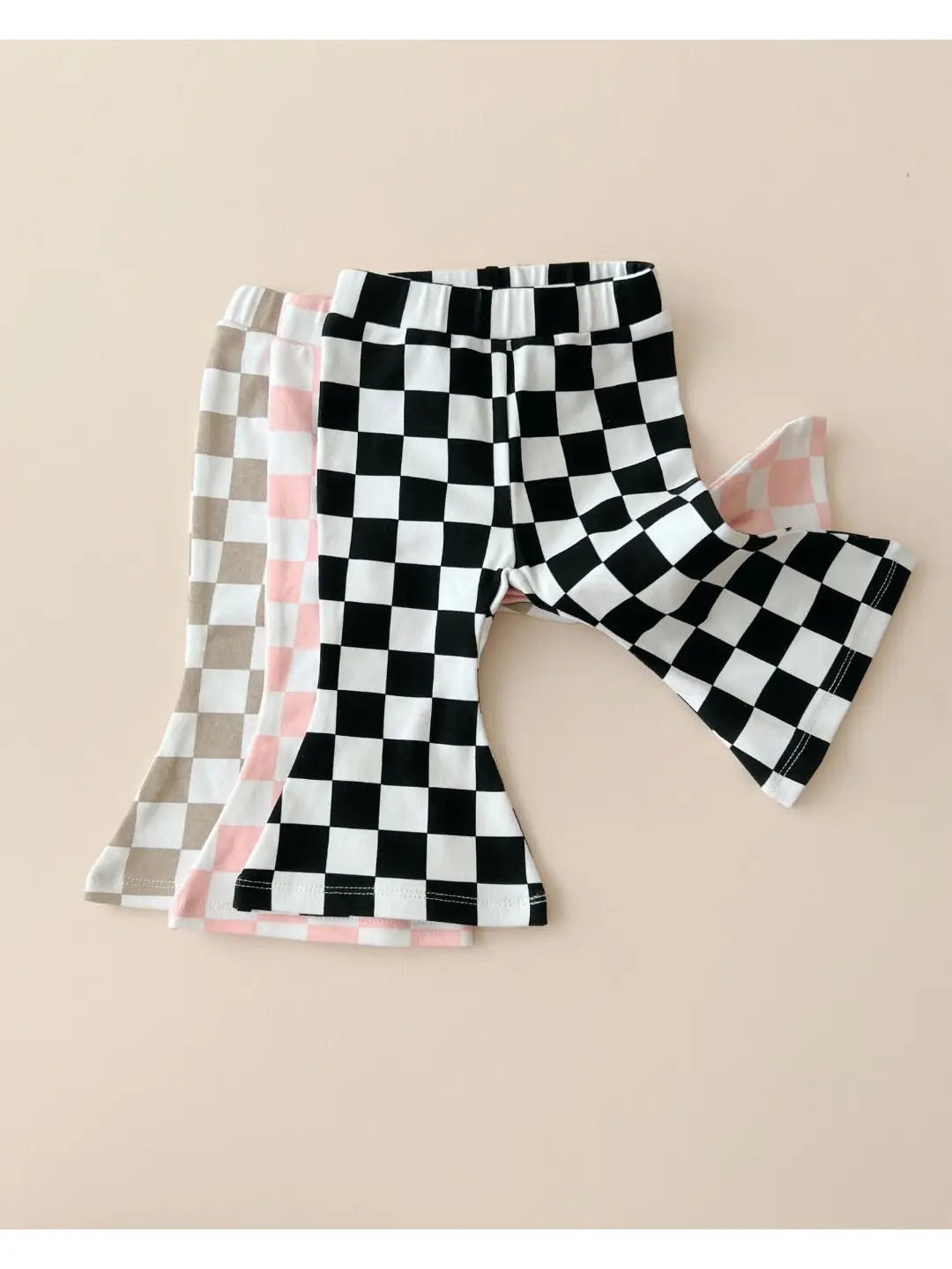 Pre-Order Checkered Flare Pants