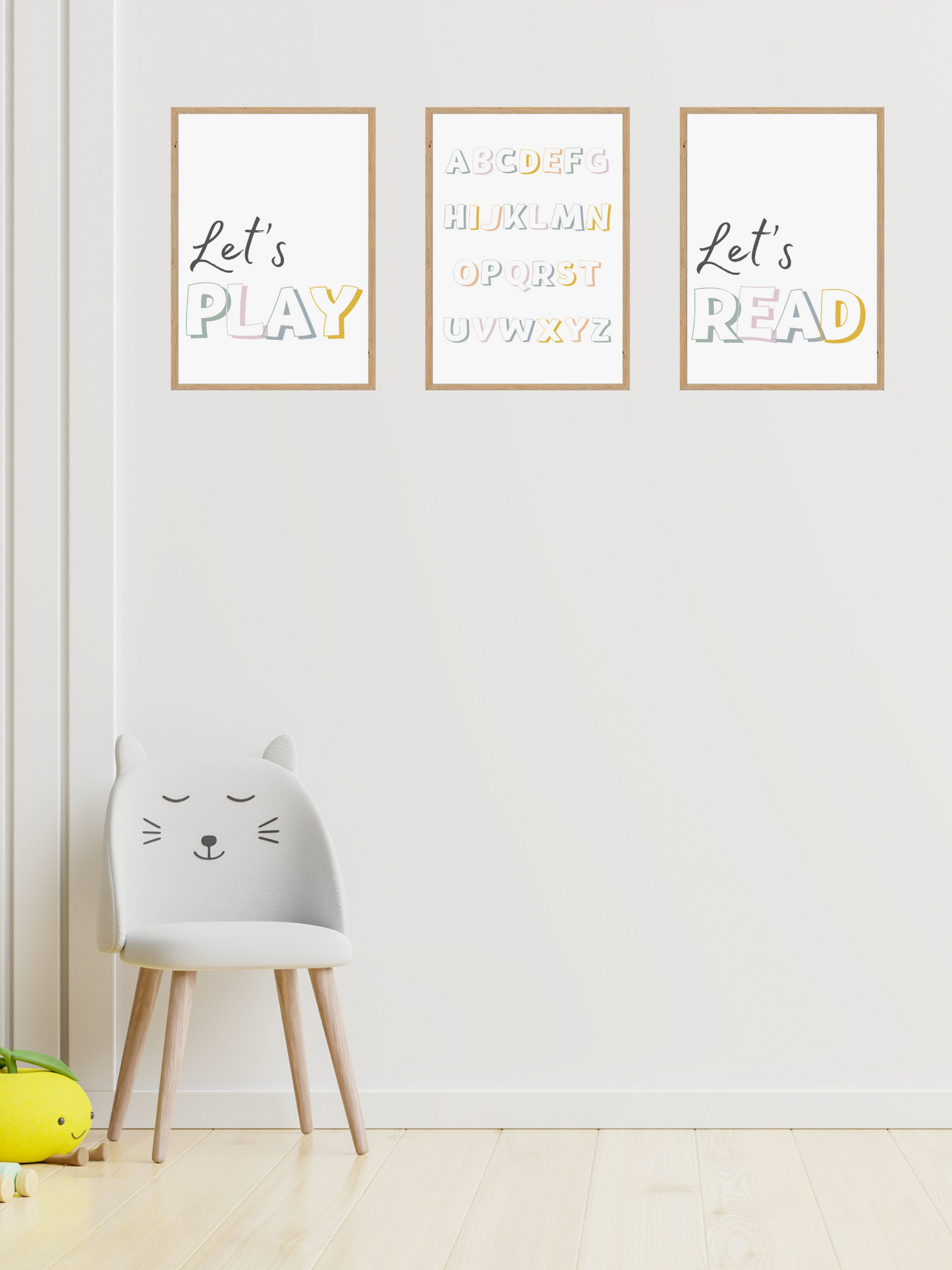 Let's Play & Read 3pc Digital Poster Download