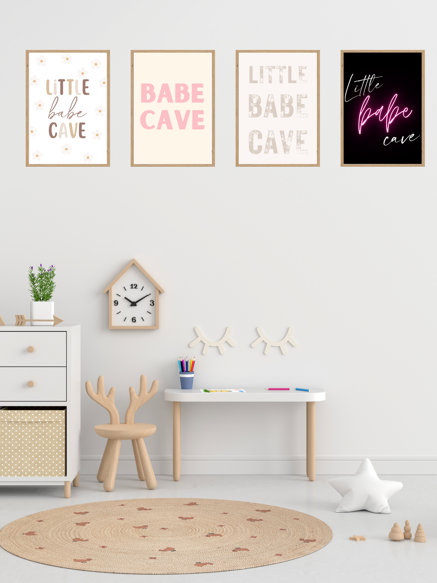 Little Babe Cave 4pc Digital Poster Download