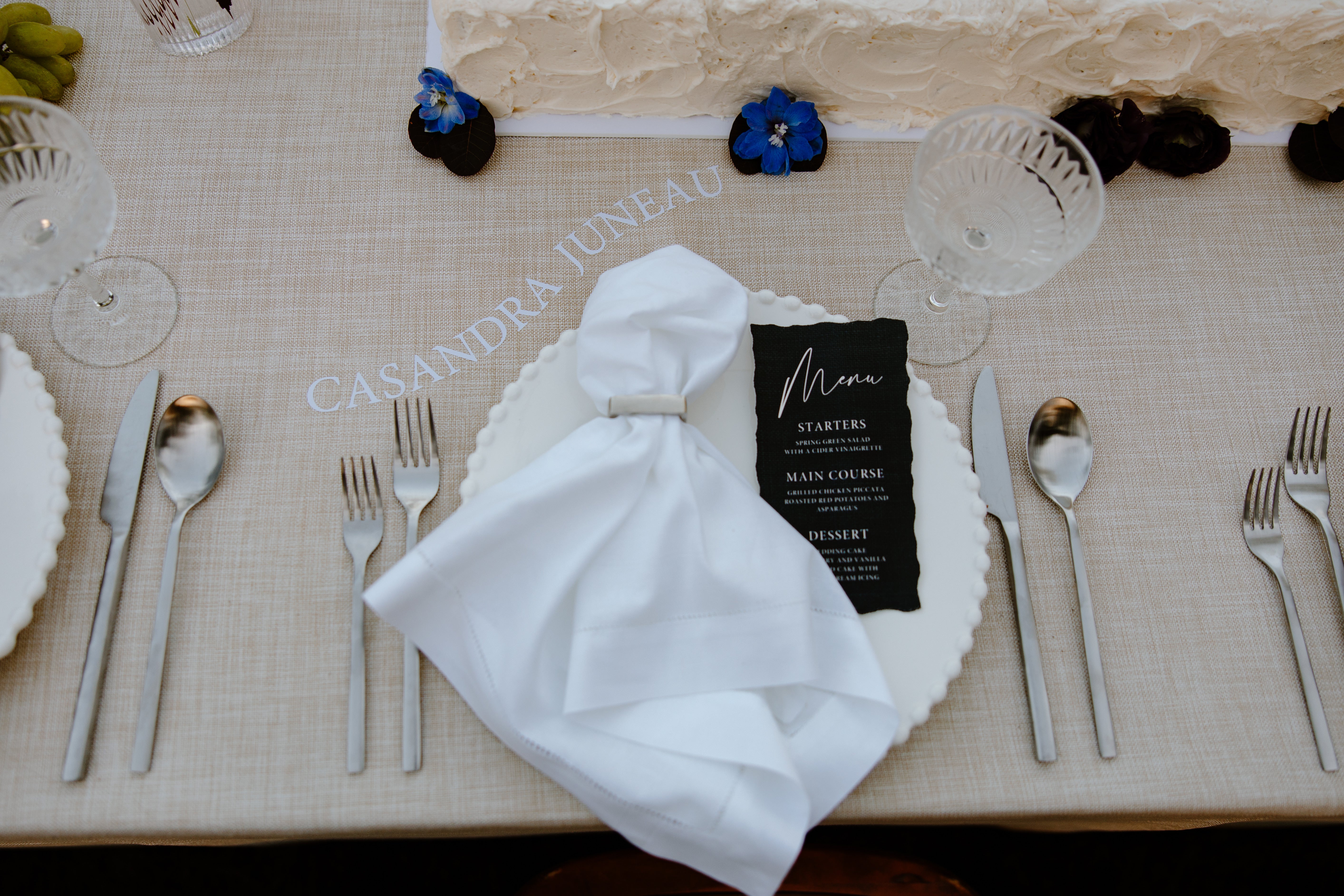 Wedding stationery and signage