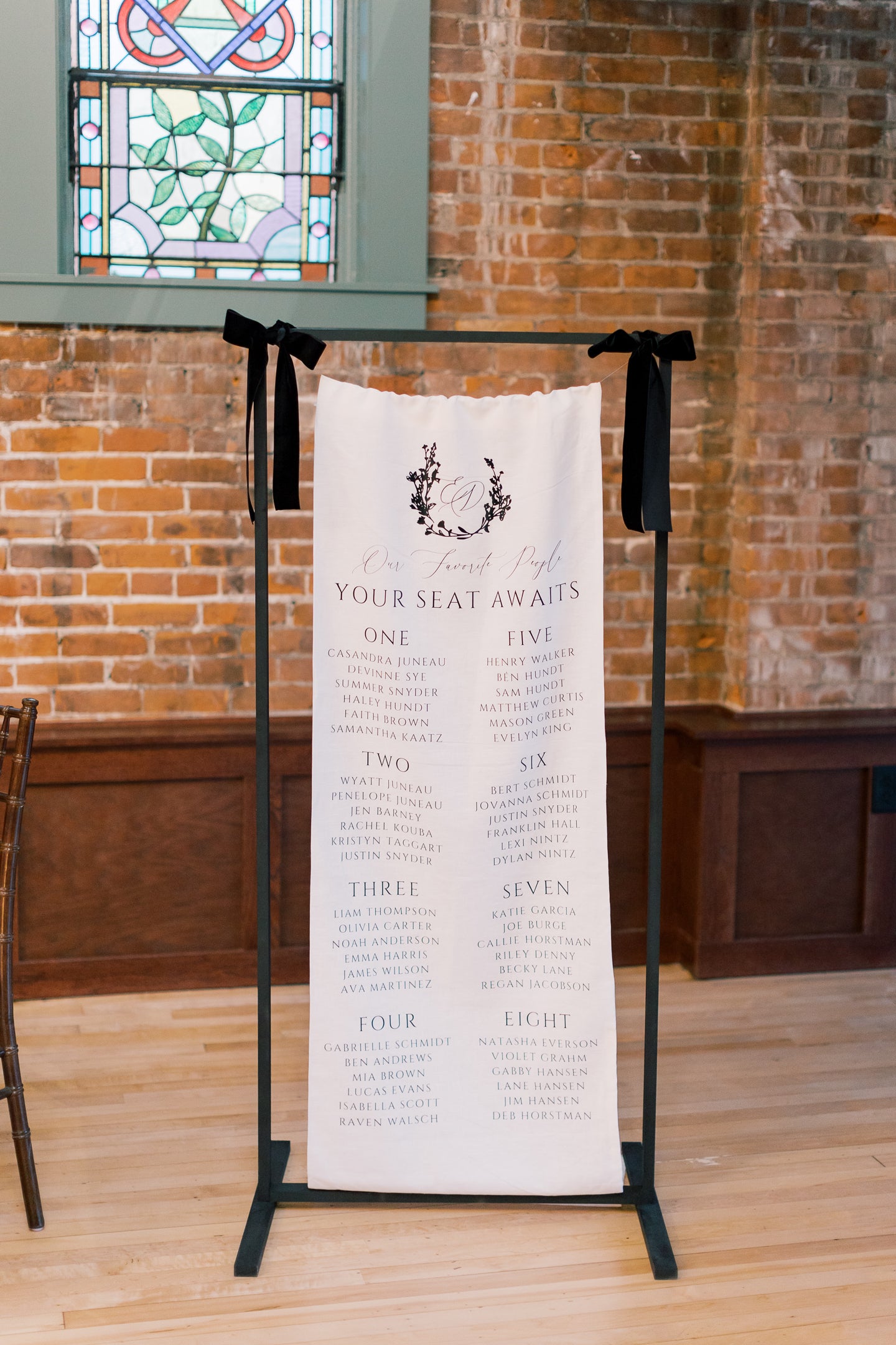 Wedding day details
