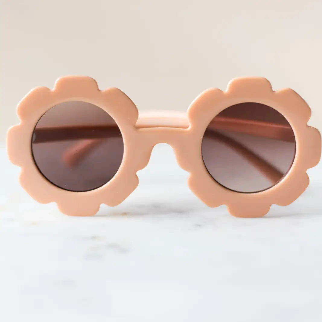 Toddler & Kid Daisy Sunglasses - Peach